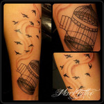 mark-tattoo-torrejon-ardoz-tatuaje-old-school-antebrazo-jaula-pajaros