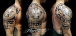 mark-tattoo-torrejon-ardoz-tatuaje-negro-gris -hombro-brazo-polinesio