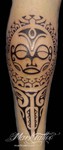 mark-tattoo-torrejon-ardoz-tatuaje-polinesio-pierna-cara