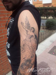 mark-tattoo-torrejon-ardoz-tatuaje-brazo-manga-angel-dios-adan-virgen
