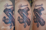 mark-tattoo-torrejon-ardoz-tatuaje-realismo-brazo-pistola-reloj