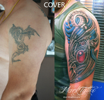 mark-tattoo-torrejon-ardoz-madrid-cover-brazo-biomecanico-color-dragon