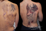 mark-tattoo-torrejon-ardoz-tatuaje-cover-espalda-fenix-rojo