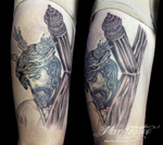 mark-tattoo-torrejon-ardoz-madrid-tatuaje-negro-muslo-cristo-gitanos