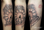 mark-tattoo-torrejon-ardoz-madrid-tatuaje-realismo-antebrazo-reloj-iniciales-nombres-rosas